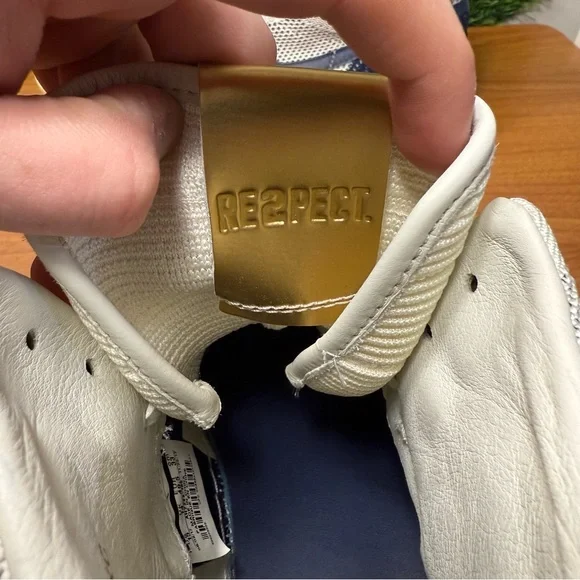 Air Jordan 1 Retro High OG Flyknit RE2PECT Derek Jeter Navy Blue White - Picture 12 of 12